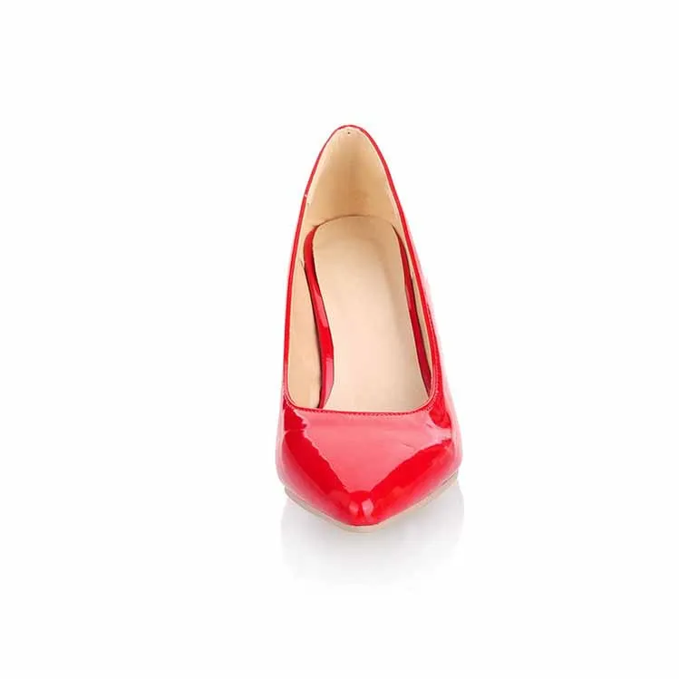 8cm Basic Stilettos High Heels Pointed Toe Pumps for Women