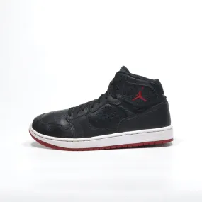 Air Jordan Access High-Top Sneakers Leather Black Color For Men