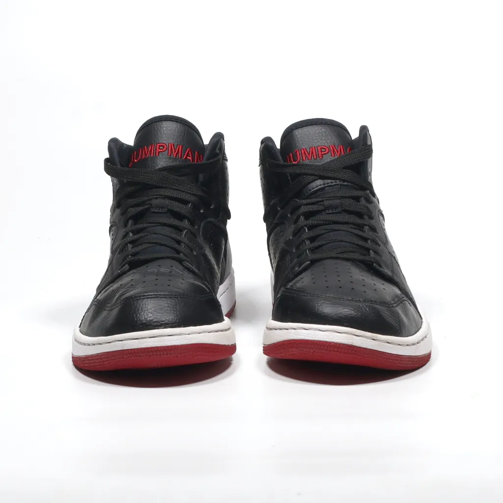 Air Jordan Access High-Top Sneakers Leather Black Color For Men