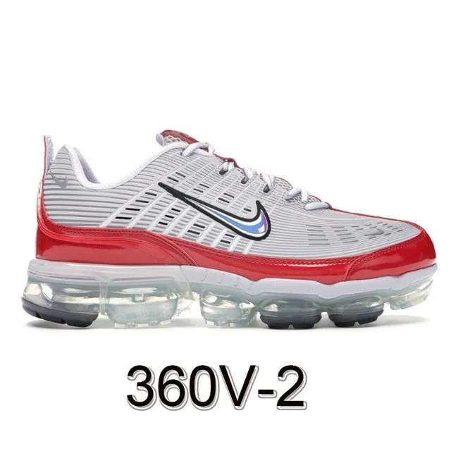 Air Vapormax 360 OG Grey Red Triple White Black Mens Running Shoes Women Air Max Froce 1 Trainers Sneakers