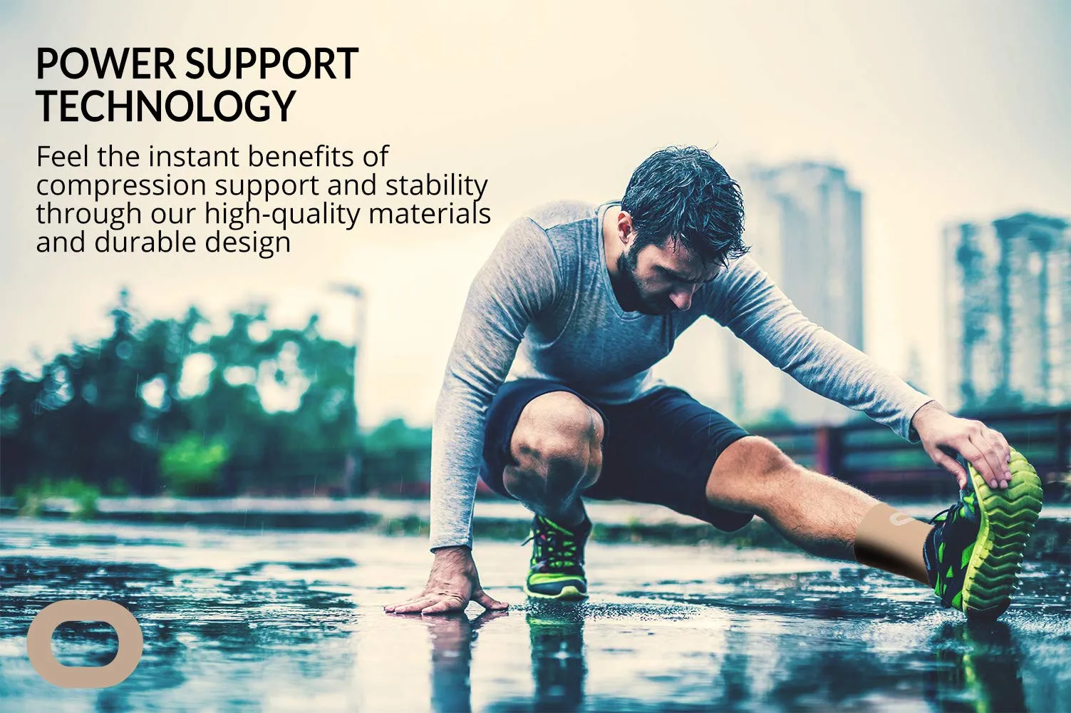 Ankle Brace Compression Support Sleeve (1 Pair) - BEST Ankle Compression Socks for Plantar Fasciitis, Arch Support, Foot & Ankle Swelling, Achilles Tendon, Joint Pain, Injury Recovery, Heel Spurs Large (Men's 10-13 / Women's >11) Beige / Nude