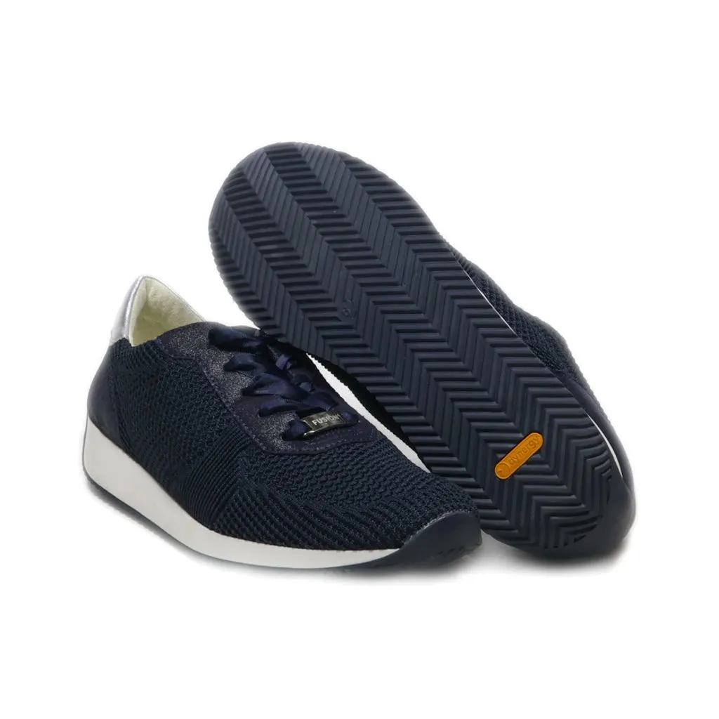 Ara Fusion Low-Top Sneakers Fabric Blue Colour For Women