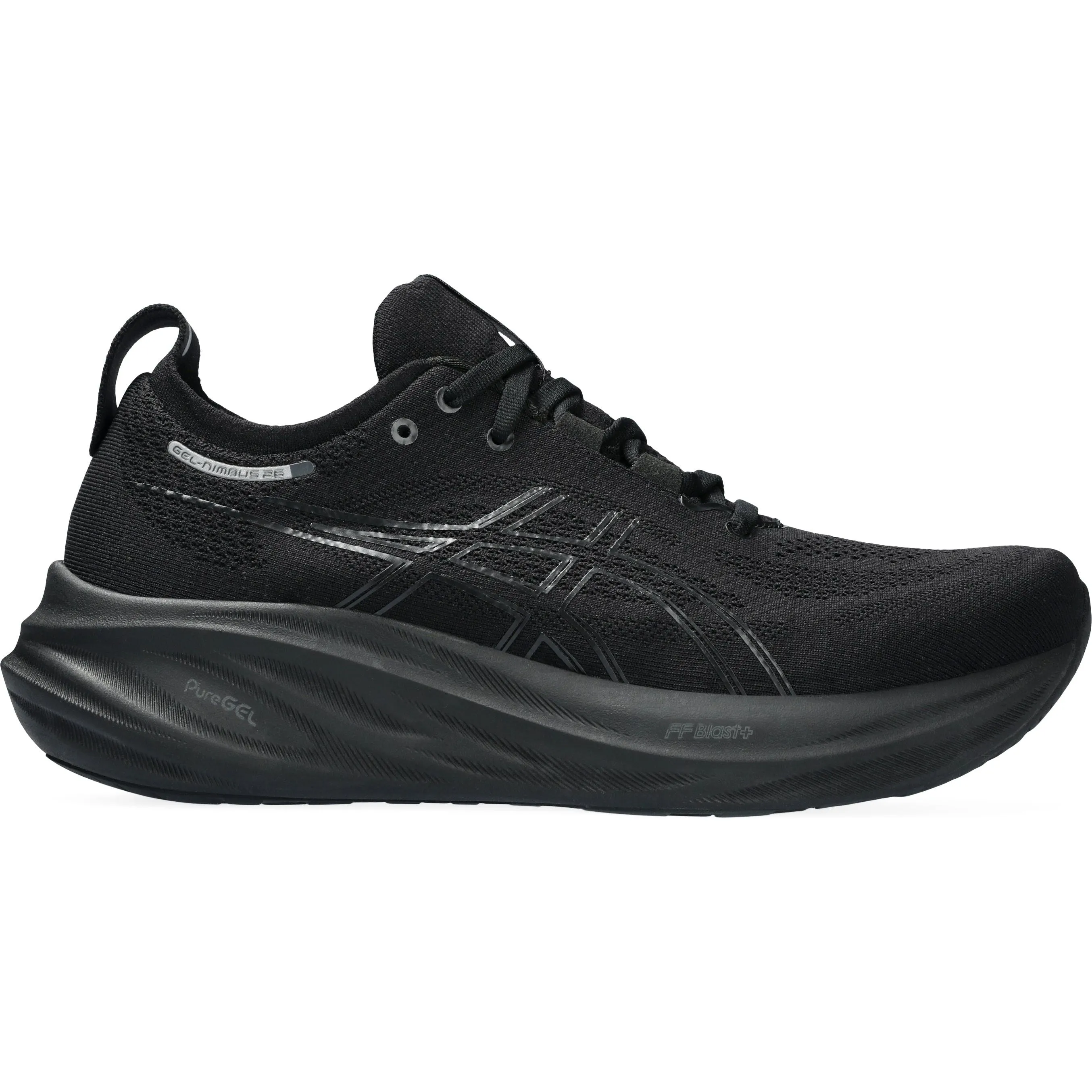 Asics Gel Nimbus 26 Mens Running Shoes - Black