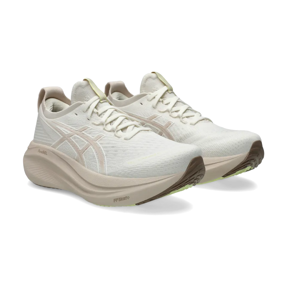 ASICS Women's GEL-NIMBUS 27 Cream/Mineral Beige