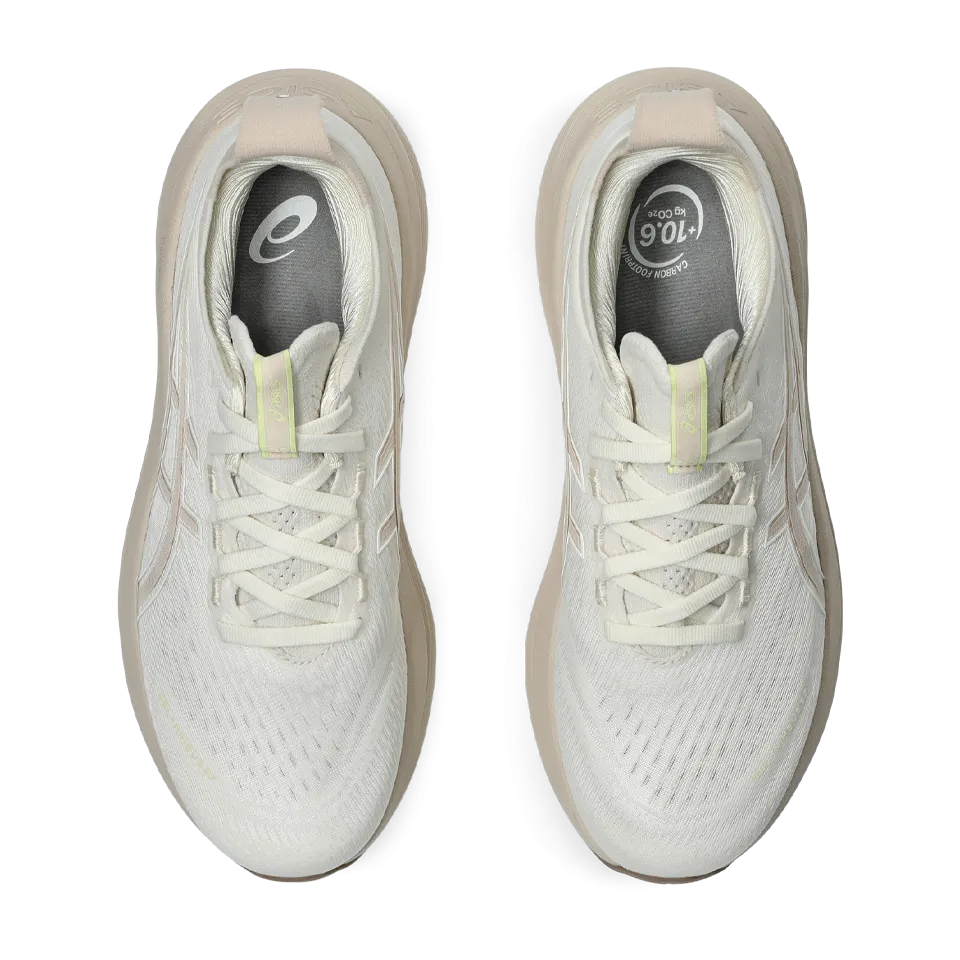 ASICS Women's GEL-NIMBUS 27 Cream/Mineral Beige