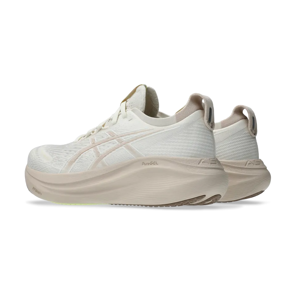 ASICS Women's GEL-NIMBUS 27 Cream/Mineral Beige
