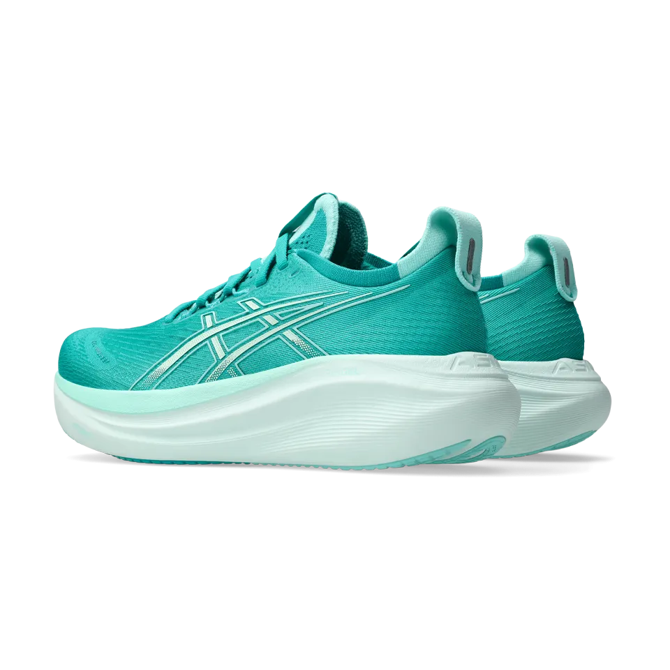 ASICS Women's GEL-NIMBUS 27 Wave Teal/Illuminate Mint
