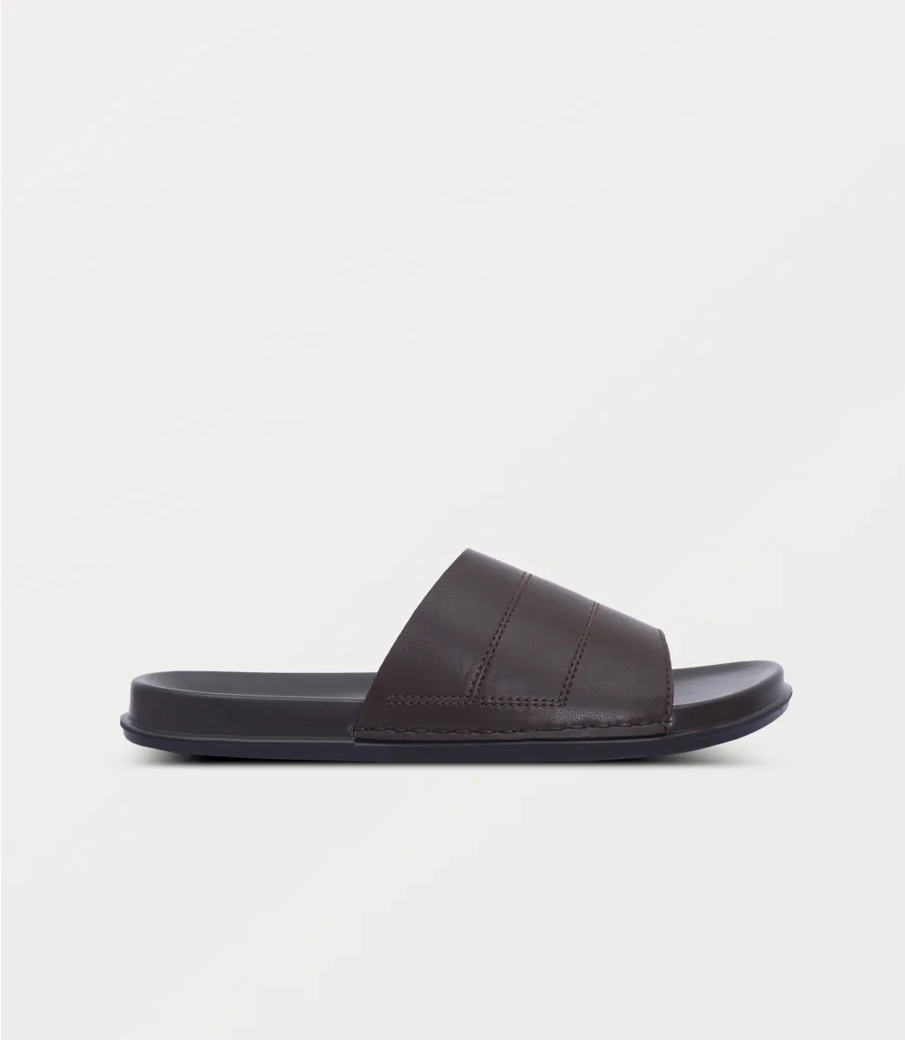 BM6862-BROWN-Men Slipper