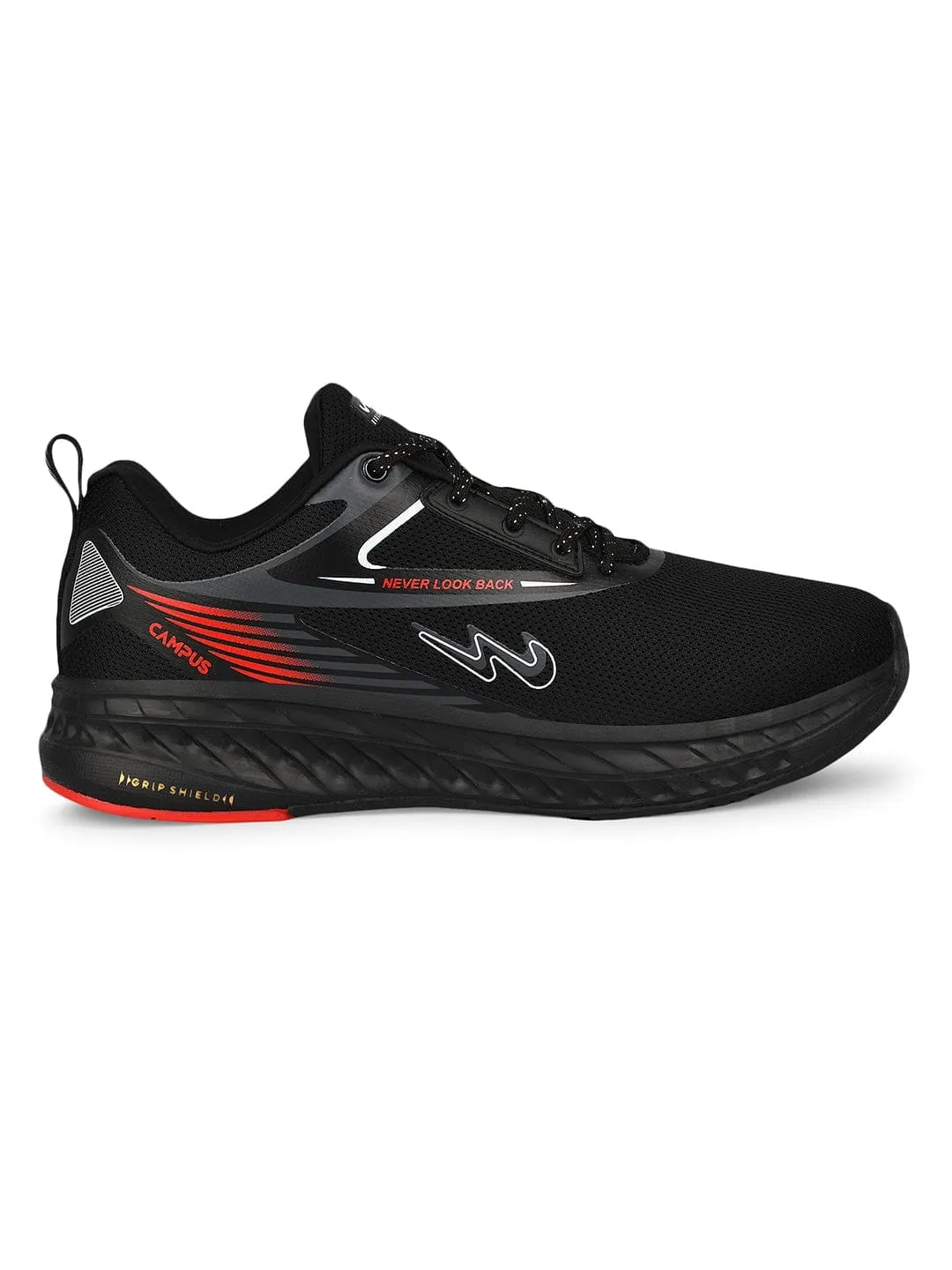 CAMP-DELIGHT Black Men's Running Shoes