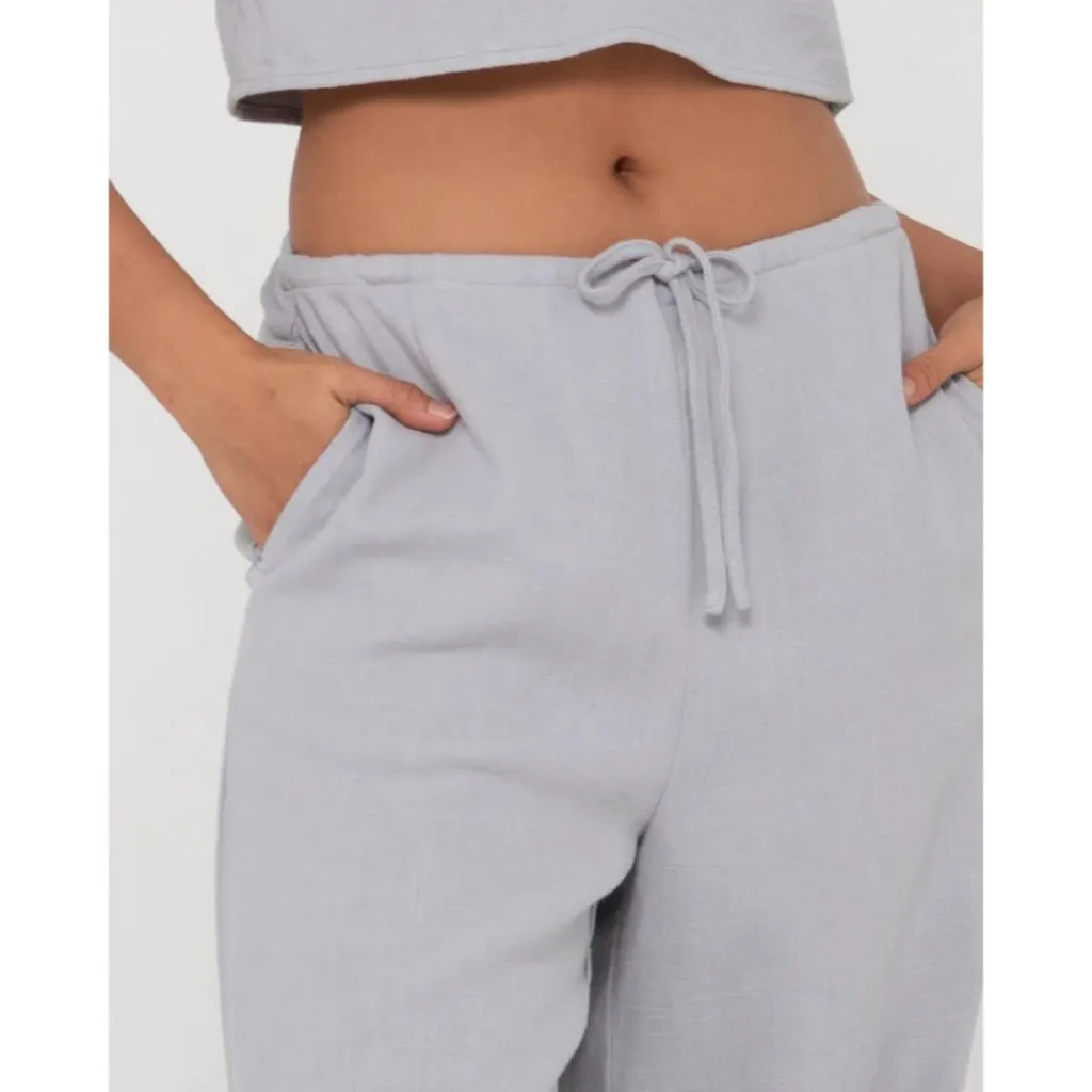 Carolina High Waisted Relaxed Fit Linen Pant