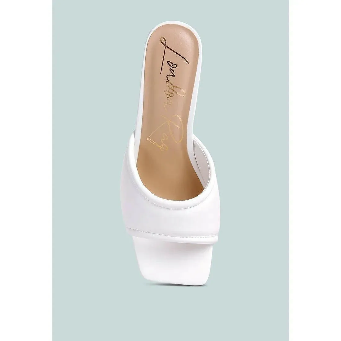 Celine Quilted Italian Block Heel Sandals
