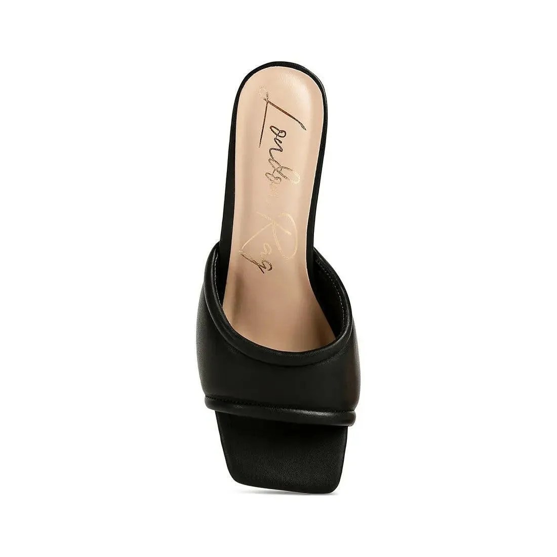 Celine Quilted Italian Block Heel Sandals