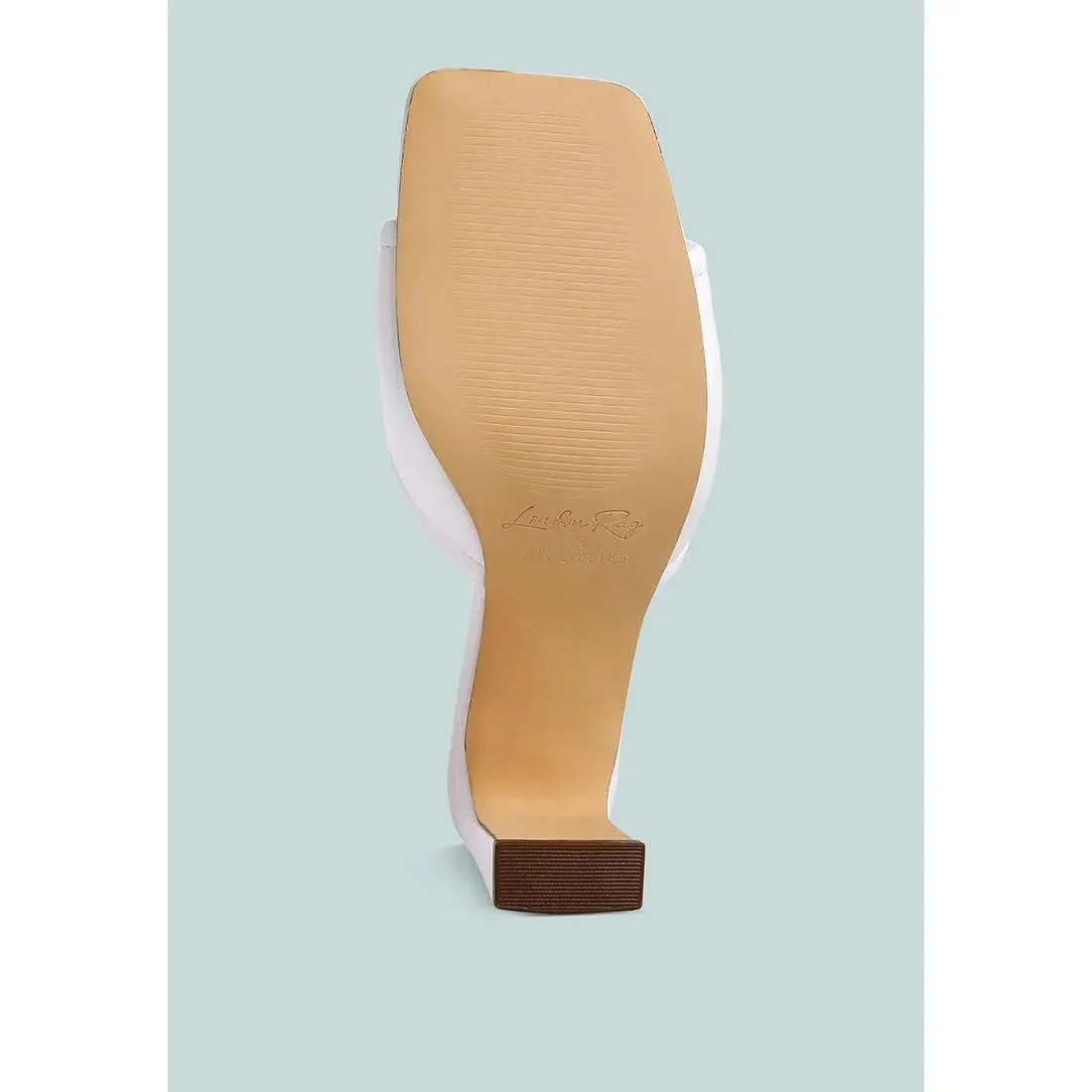 Celine Quilted Italian Block Heel Sandals