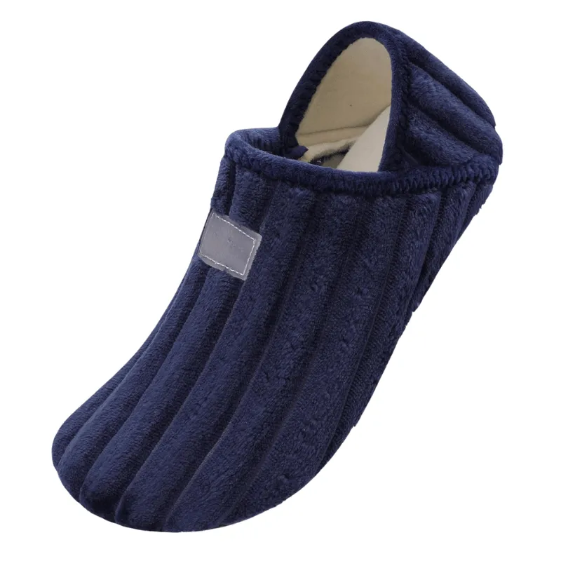 Classic Quilted Diabetic Slippers – Gentle Comfort for Sensitive Feet