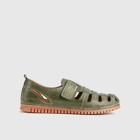 Comfort Leather Casuals 5103 Green