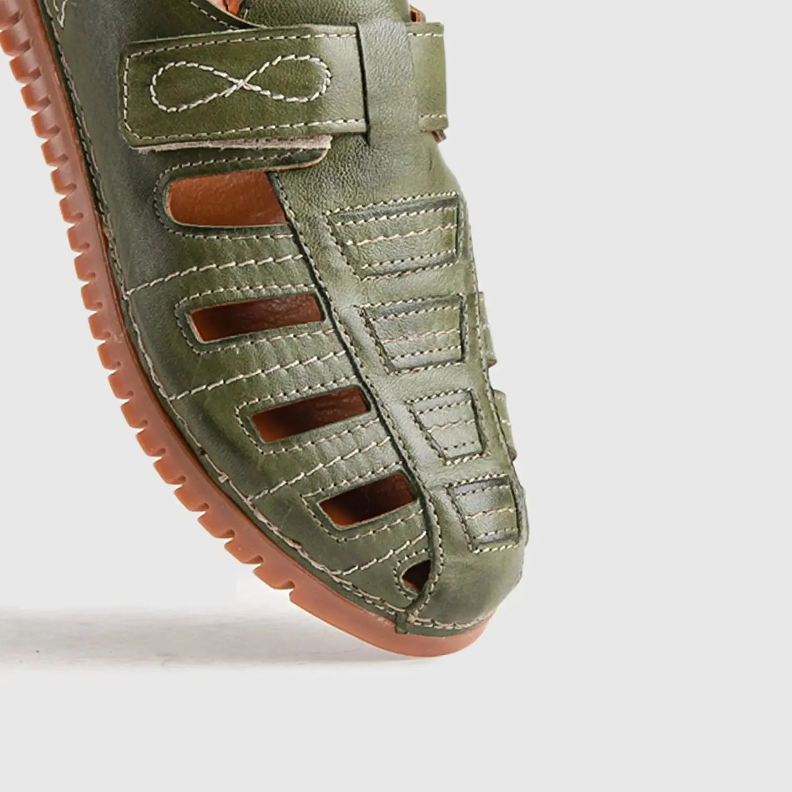 Comfort Leather Casuals 5103 Green