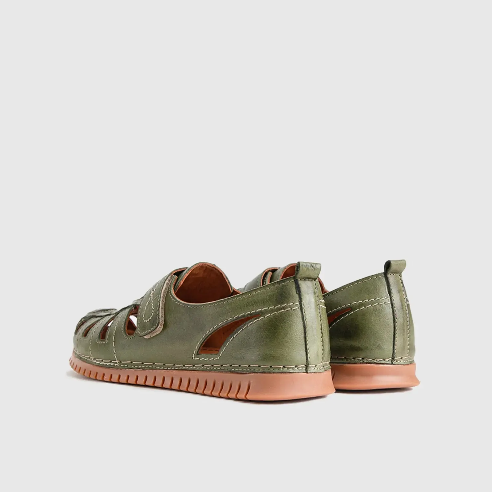 Comfort Leather Casuals 5103 Green