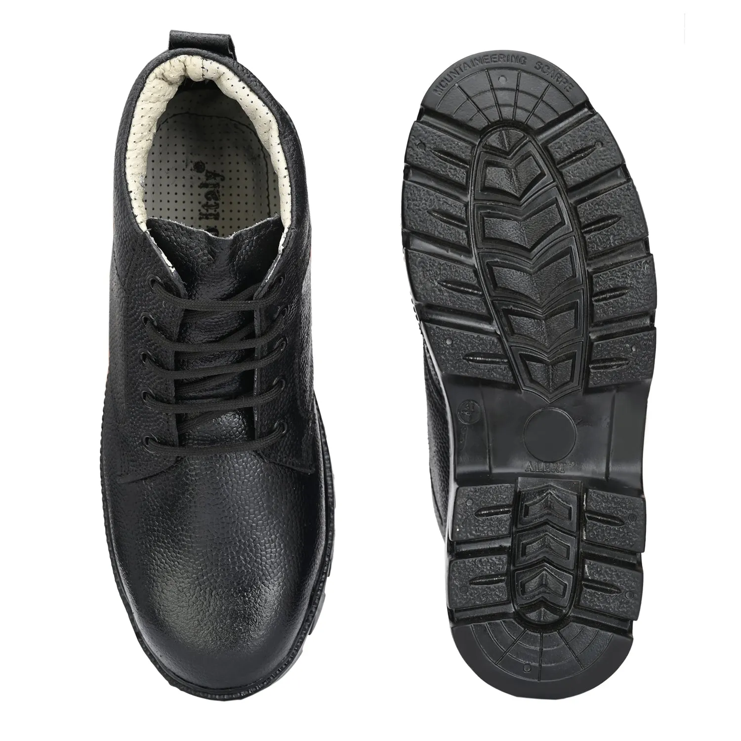 Eego Italy Genuine Leather Heavy Duty Steel Toe Safety / Security/ Service Boots
