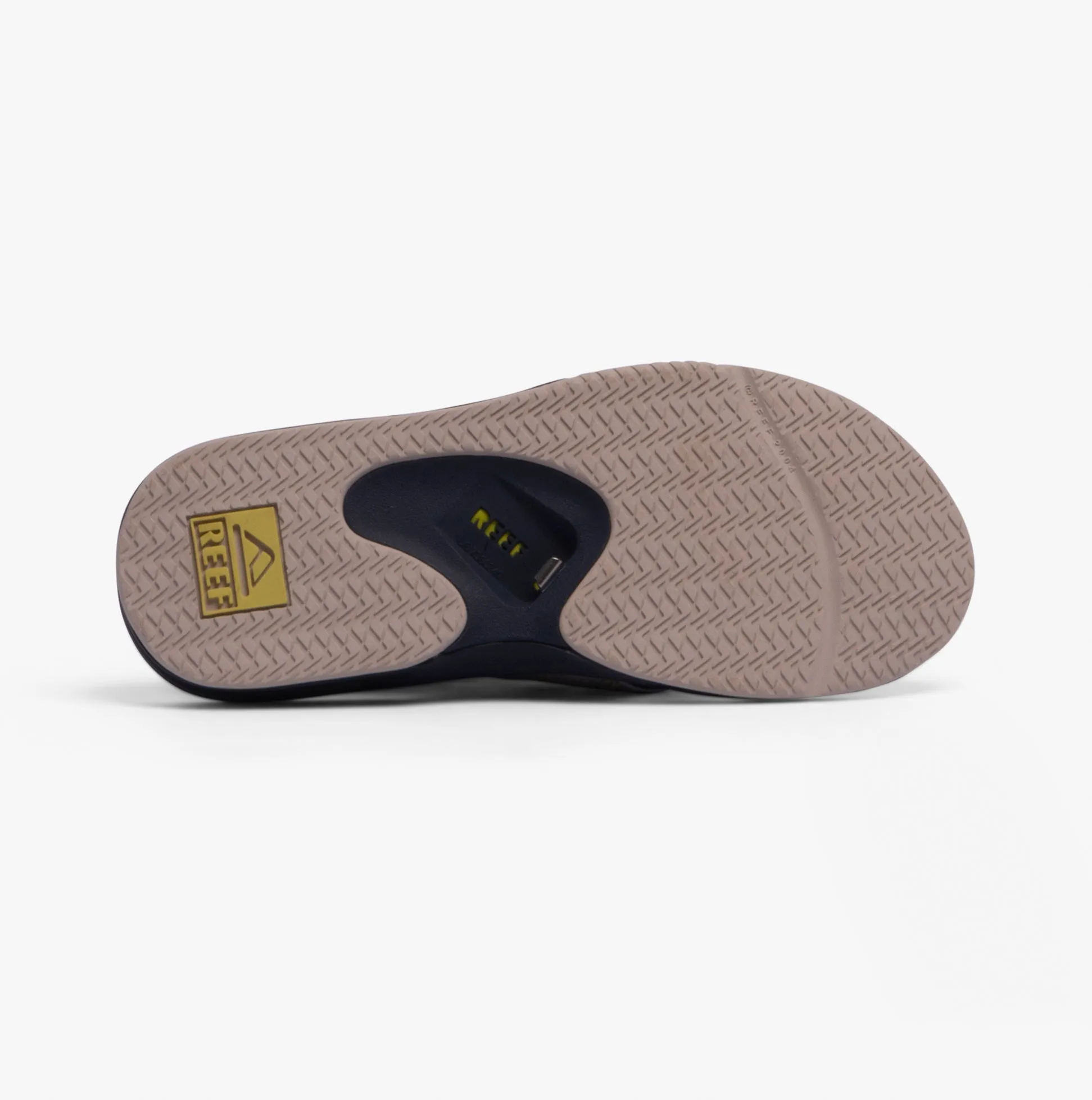 FANNING Mens Sandals Navy/Oak/Lime