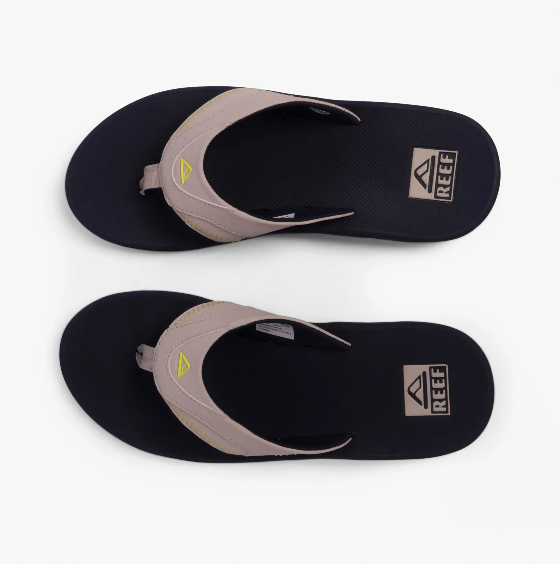 FANNING Mens Sandals Navy/Oak/Lime