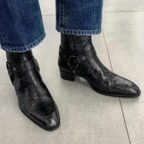 Height Increasing Croco elevator shoes for men