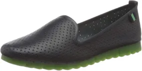 Jana Women's 24601-26 Leather Comfort Loafers Navy Blue