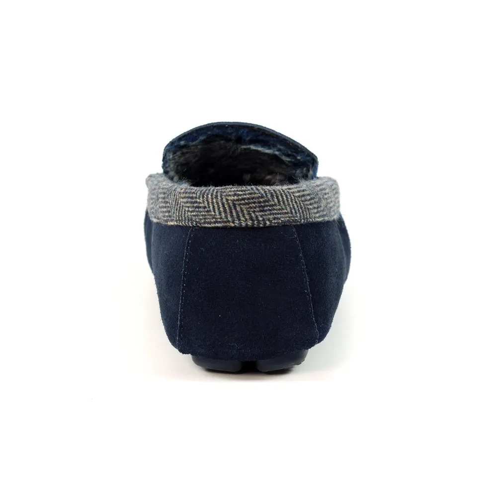 Lazy Dogz Worley Gents Moccasin Suede Slipper