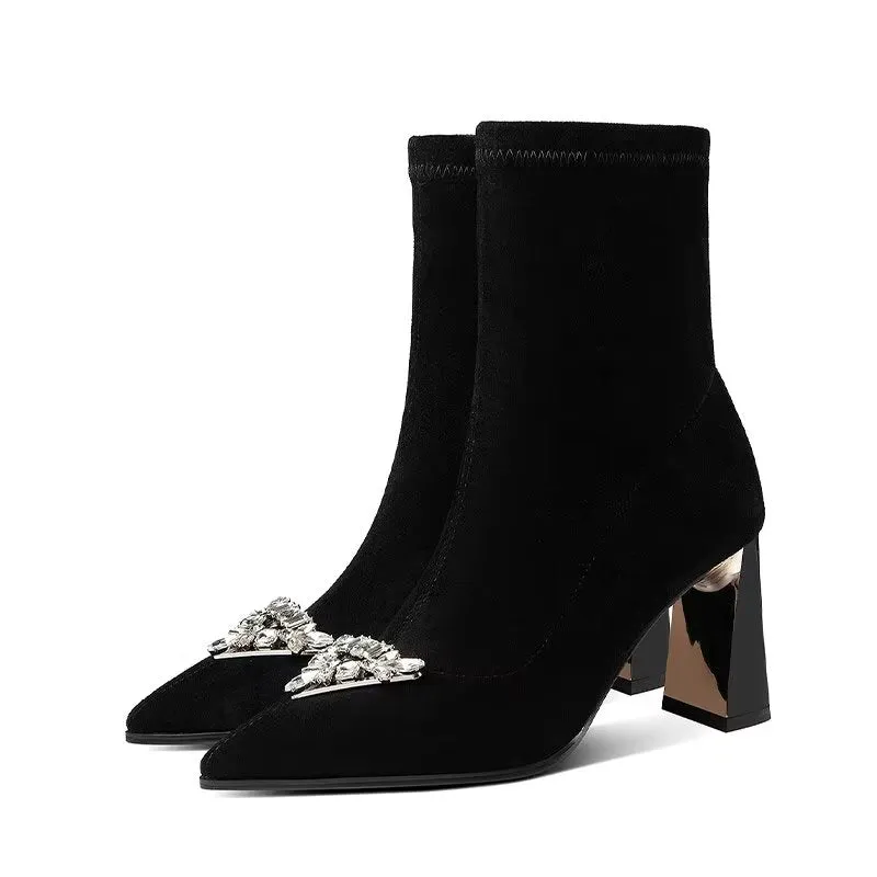 Lustrévo Luxe Ankle Booties