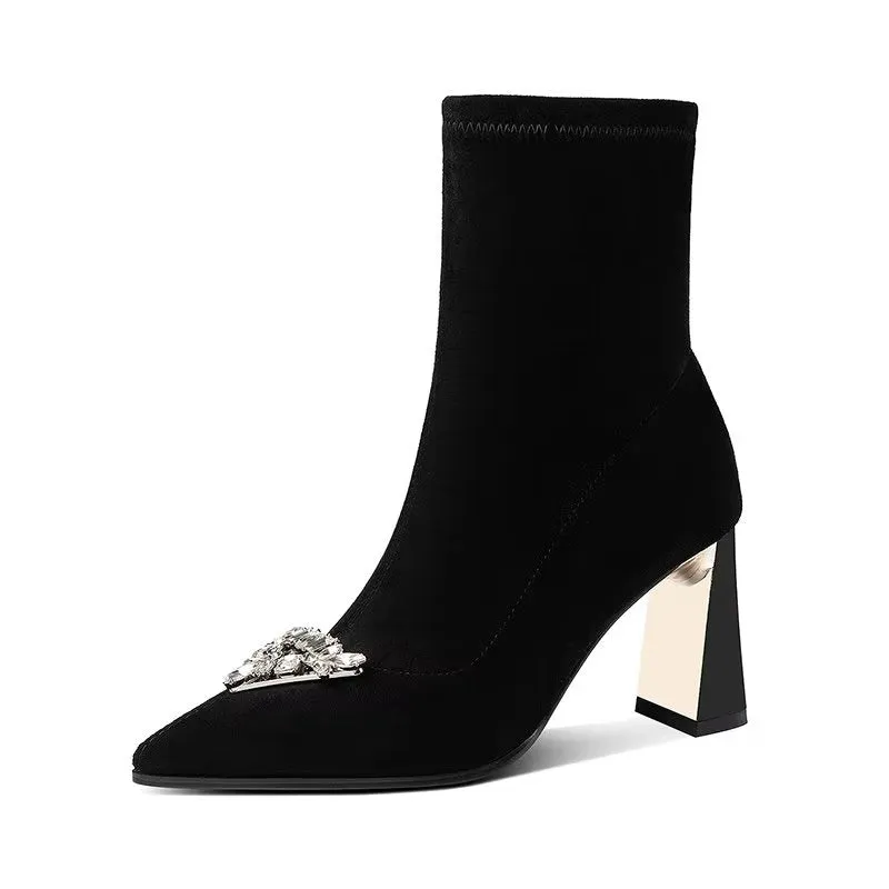 Lustrévo Luxe Ankle Booties
