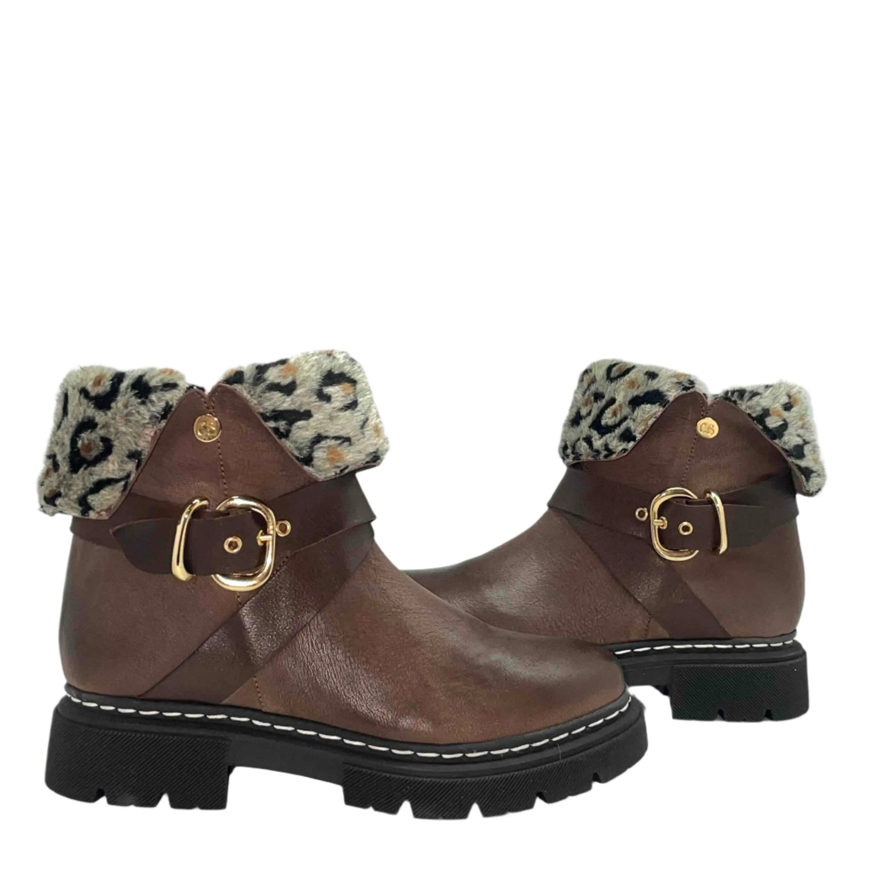 Lyone -Brown ankle boot