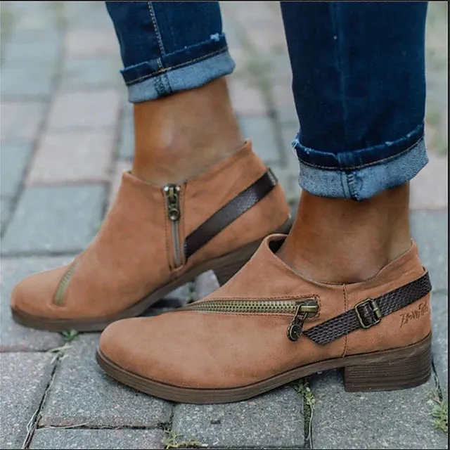 MARY™ RETRO AUTUMN ORTHOPEDIC ANKLE BOOTS