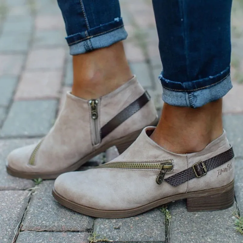 MARY™ RETRO AUTUMN ORTHOPEDIC ANKLE BOOTS