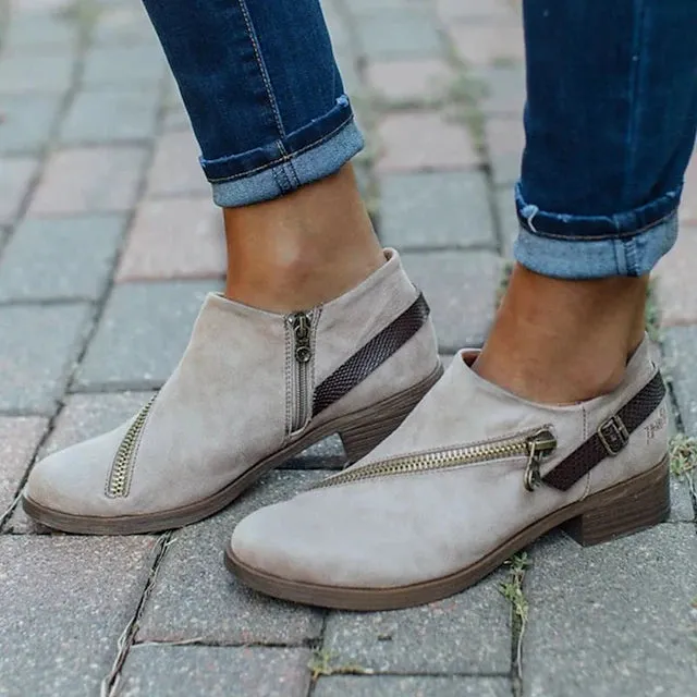 MARY™ RETRO AUTUMN ORTHOPEDIC ANKLE BOOTS