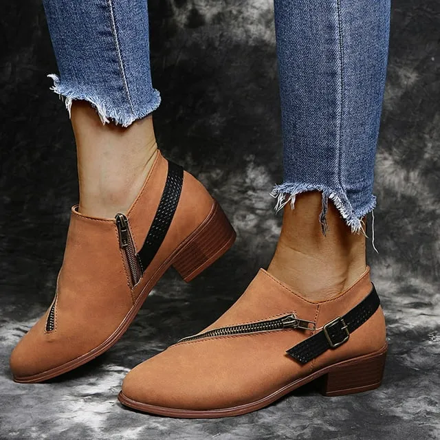 MARY™ RETRO AUTUMN ORTHOPEDIC ANKLE BOOTS