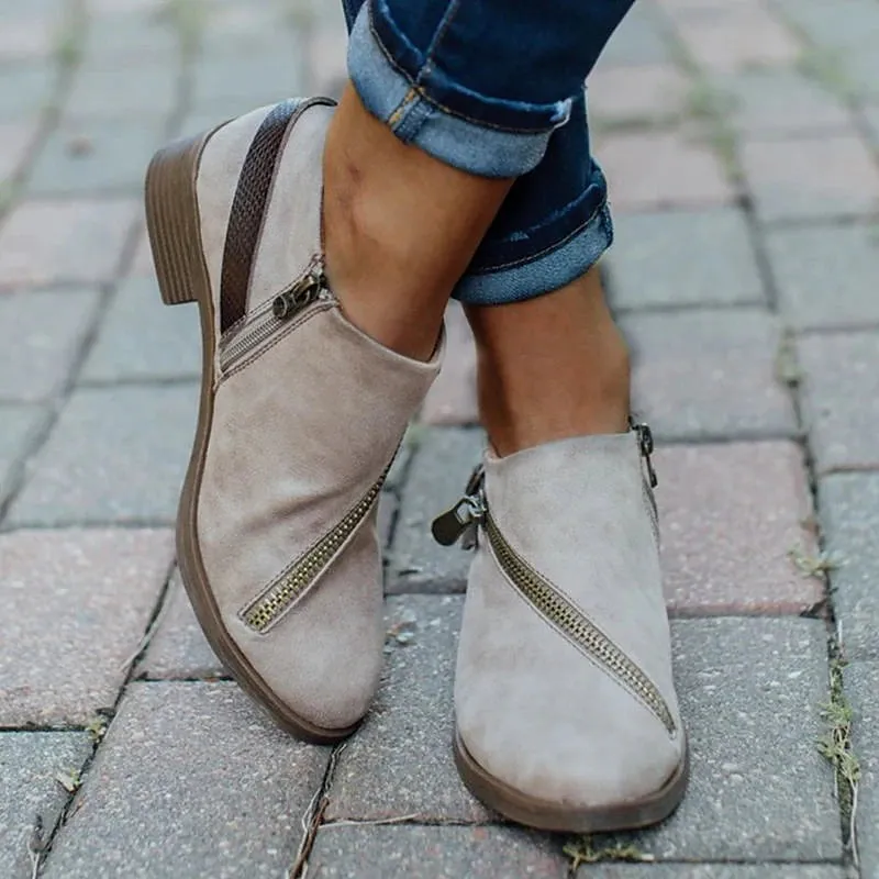MARY™ RETRO AUTUMN ORTHOPEDIC ANKLE BOOTS