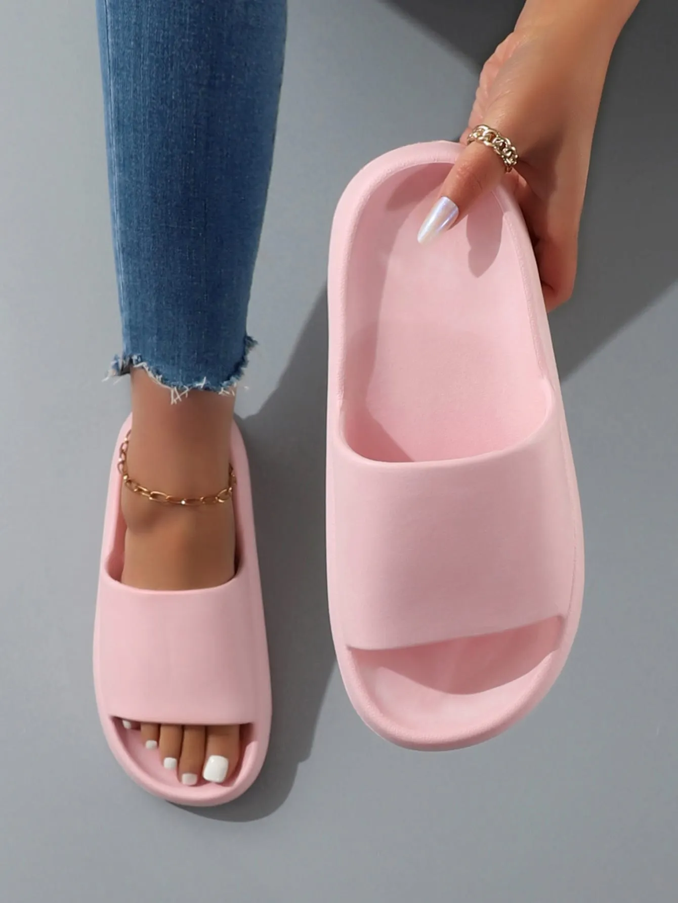 Minimalist Non-Slip Unisex Thick-Sole Slippers