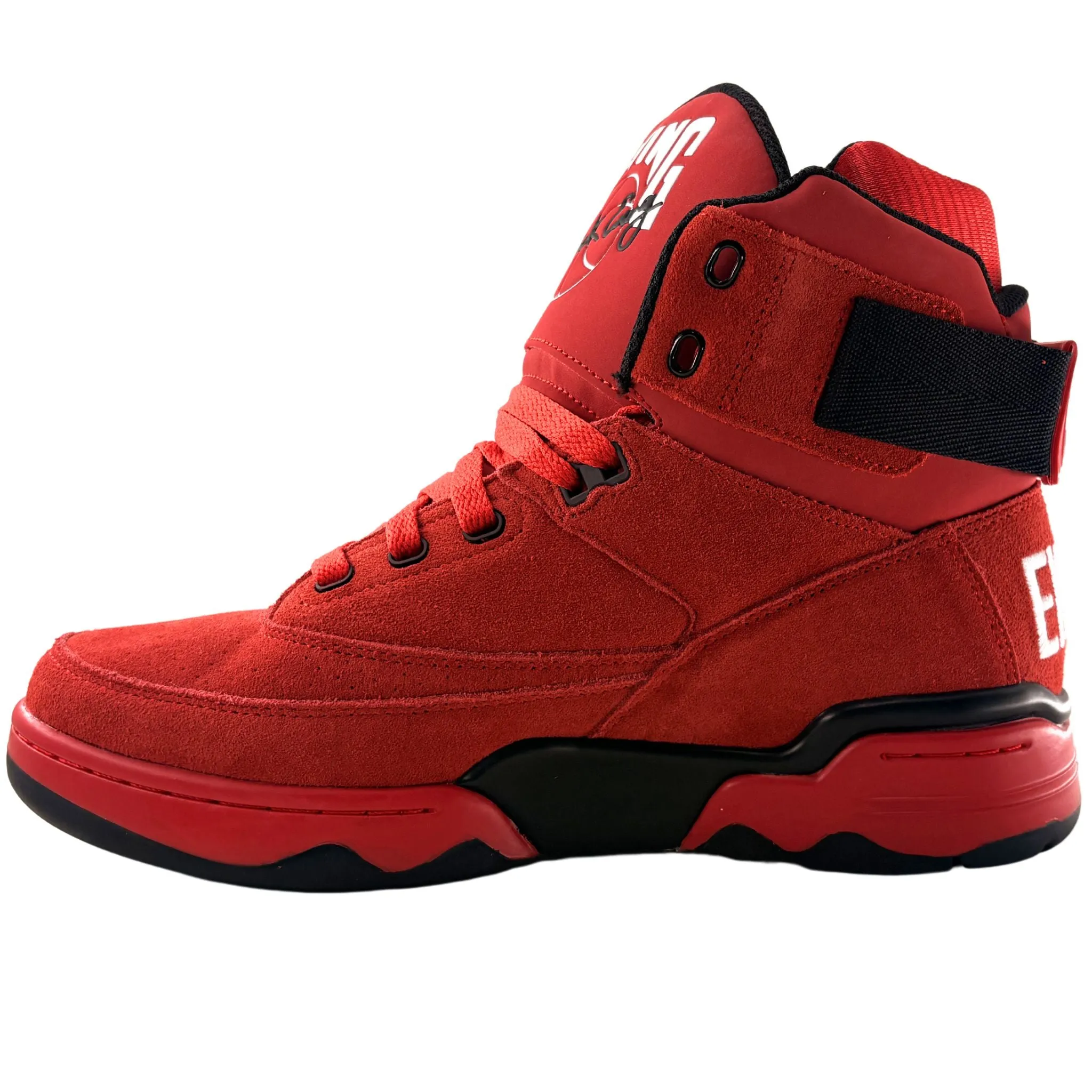 Patrick Ewing Athletics Men's 1EW90013-601 33 HI OG Red Black White Basketball Shoes