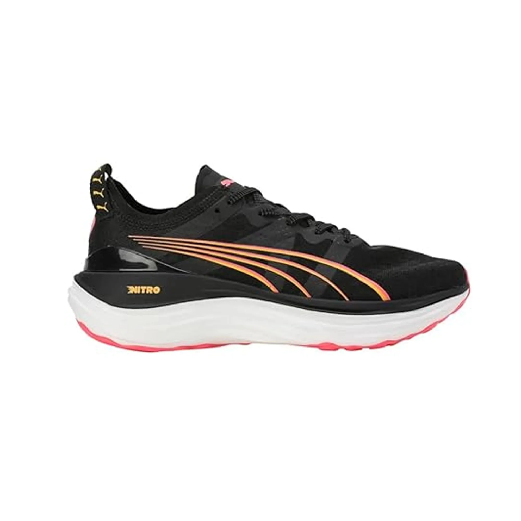 Puma Forever Run NITRO™ Women's Running Shoes (Black-Sunset Glow-Sun Stream) 37775819