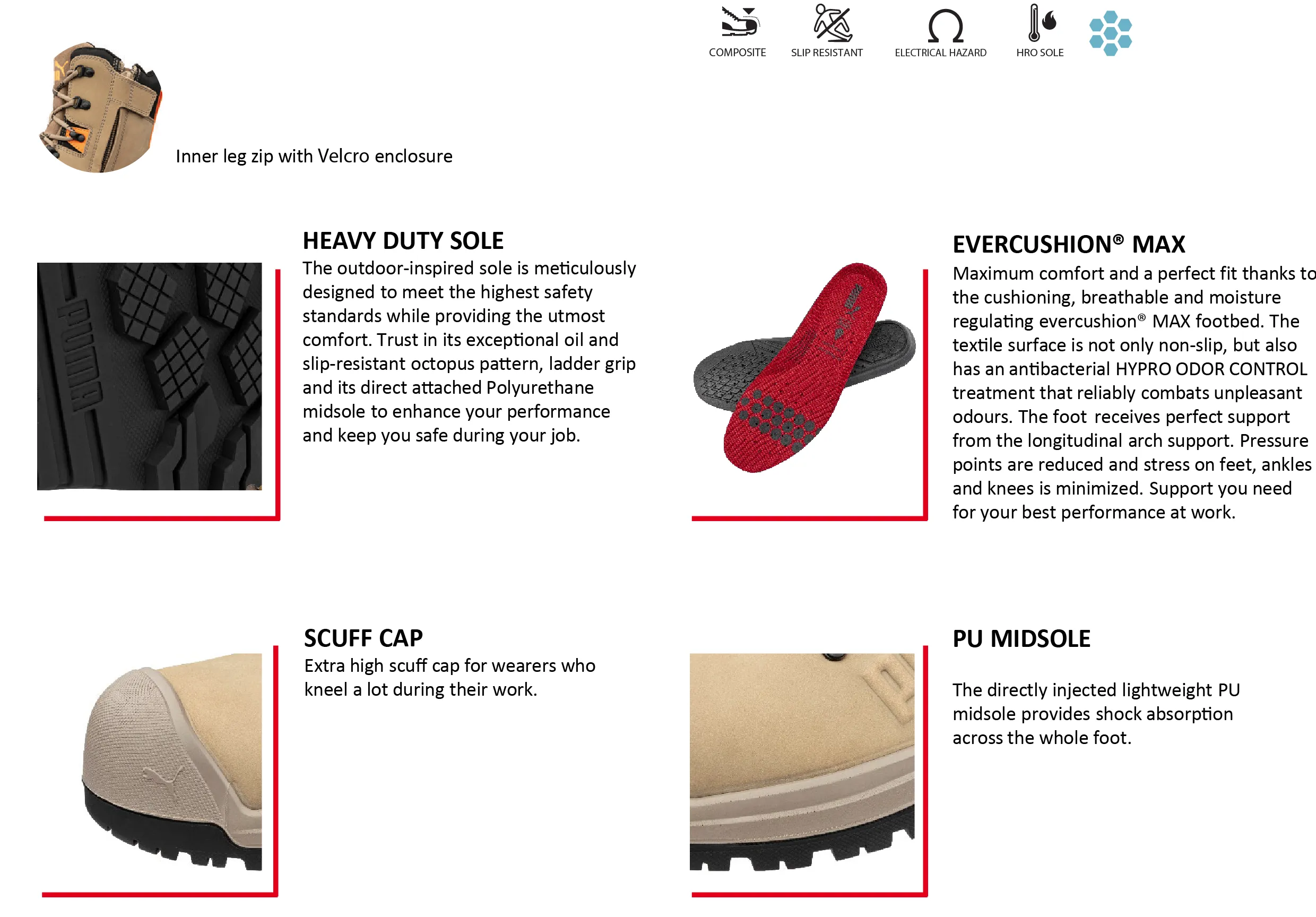 PUMA Iron HD 8" Stone (PUM632787)
