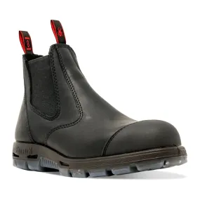 Redback Bobcat HD Safety Boots with Scuff Cap Black
