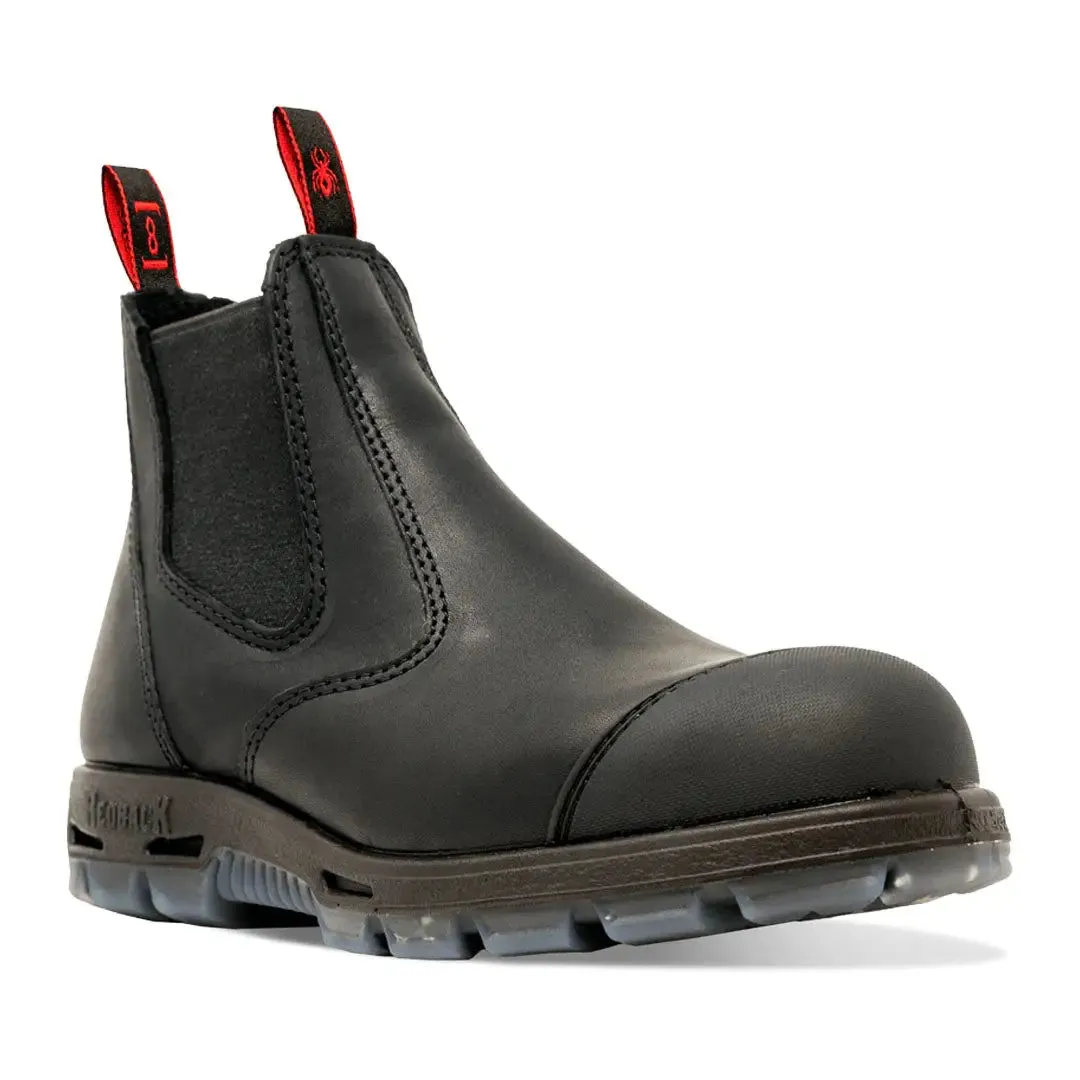 Redback Bobcat HD Safety Boots with Scuff Cap Black