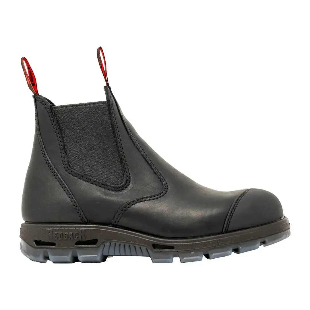 Redback Bobcat HD Safety Boots with Scuff Cap Black