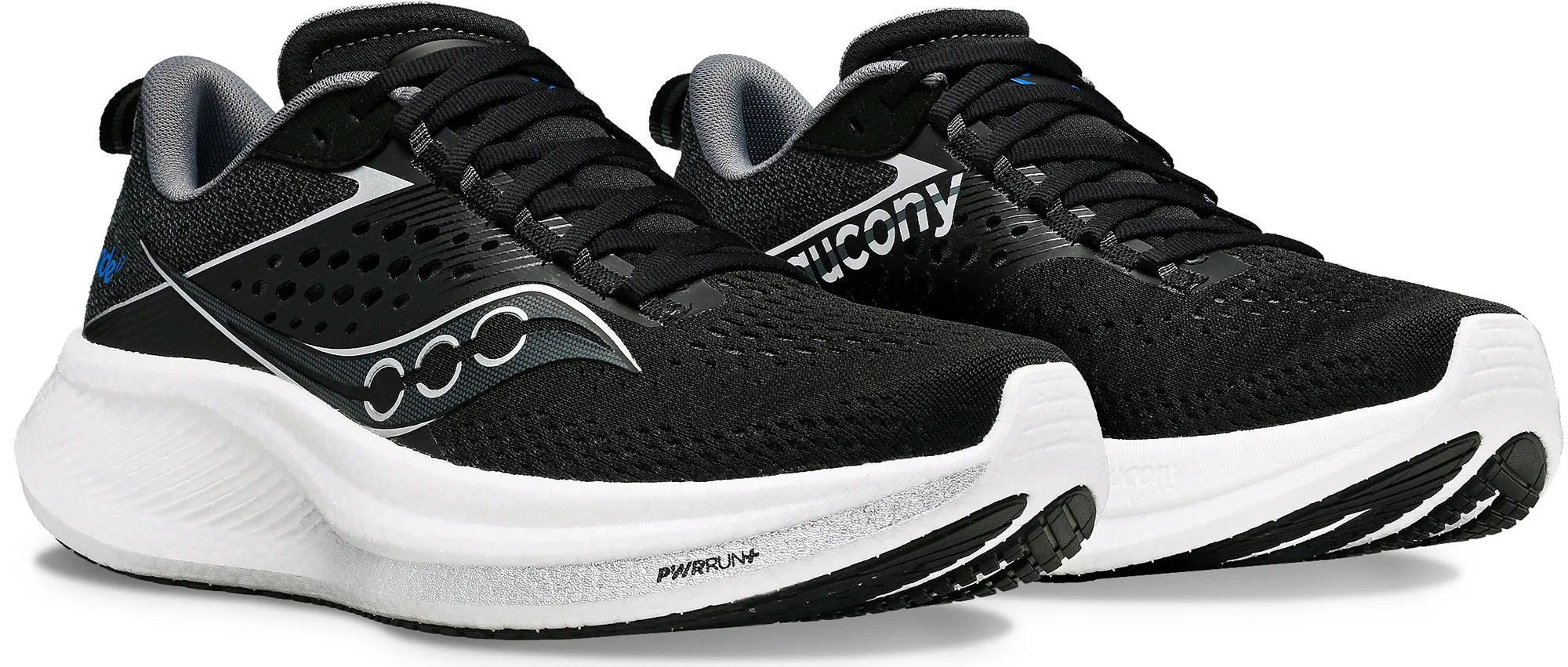 Saucony Ride 17 Mens Running Shoes - Black