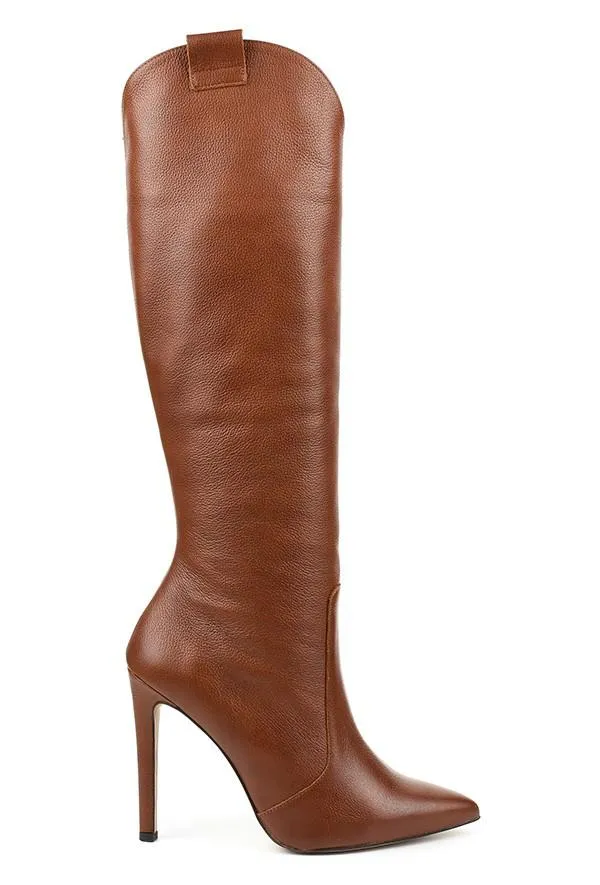 Valencia™ - Luxe Heeled Knee-High Boot