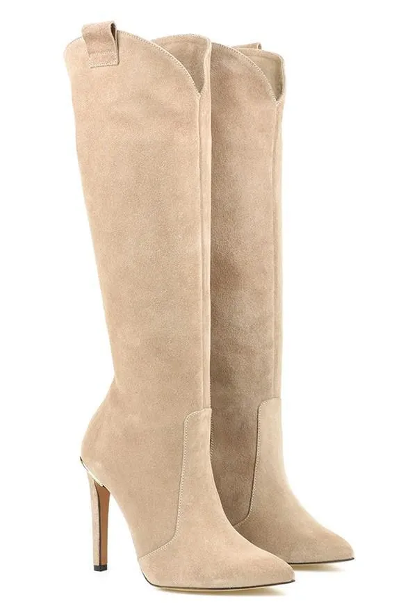 Valencia™ - Luxe Heeled Knee-High Boot
