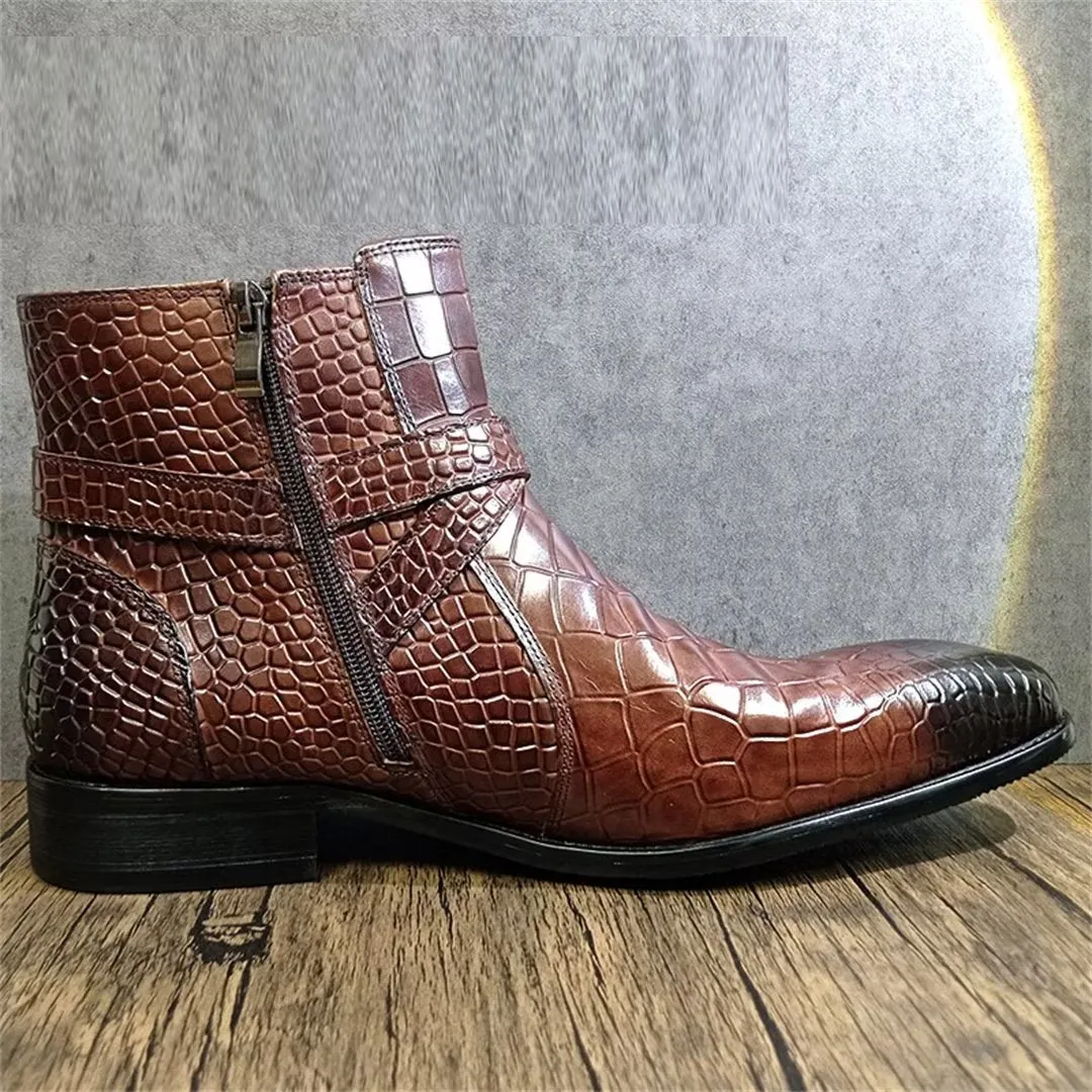Veltique Luxe Slip-On Boots