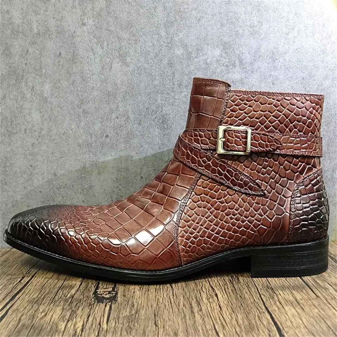 Veltique Luxe Slip-On Boots