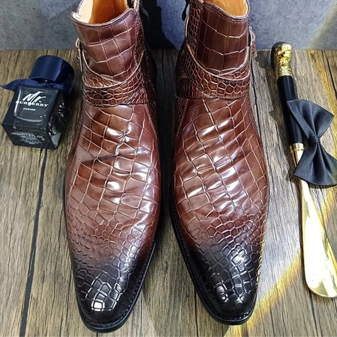 Veltique Luxe Slip-On Boots