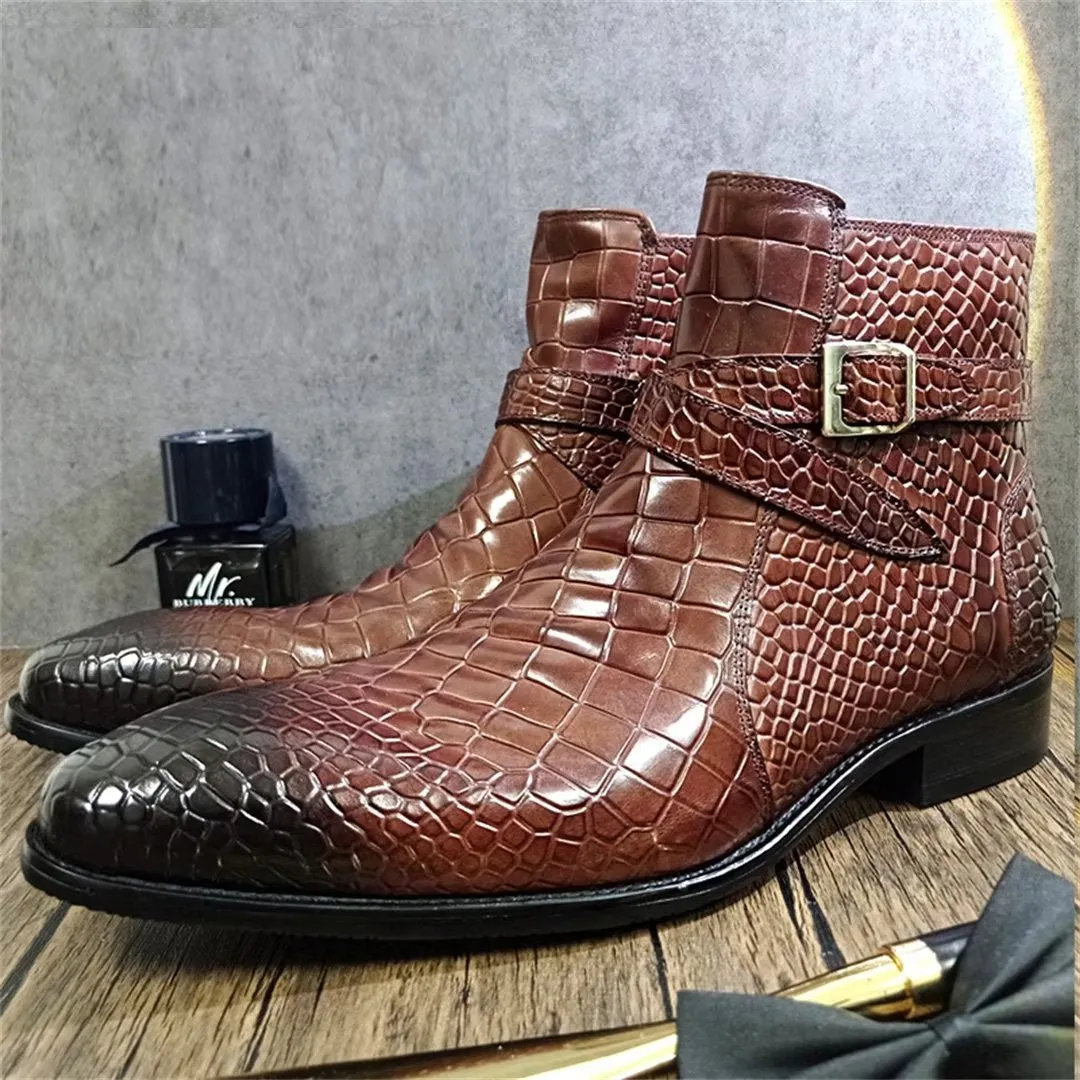 Veltique Luxe Slip-On Boots