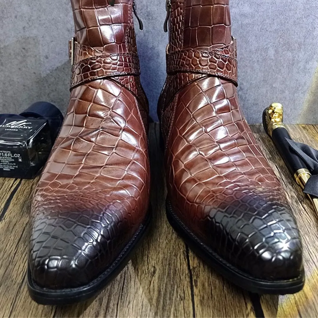 Veltique Luxe Slip-On Boots